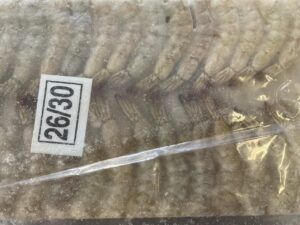 Креветка Ваннамей сыро-мороженая в панцире 1,8кг